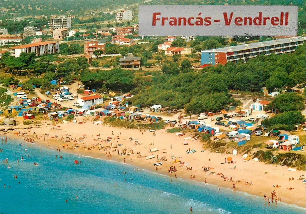 Francás-Vendrell — Camping — Editor RAYMOND, Tarragone - Frente