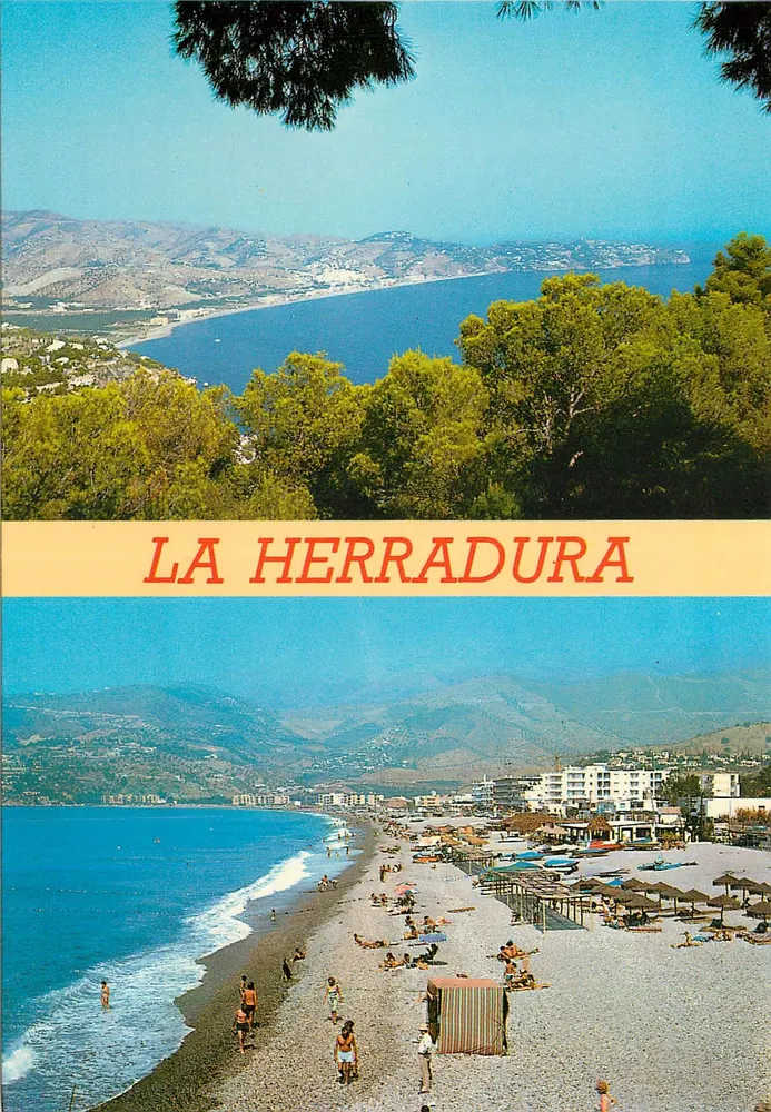 La Herradura — vista geral da praia — Costa Tropical, Granada - Frente