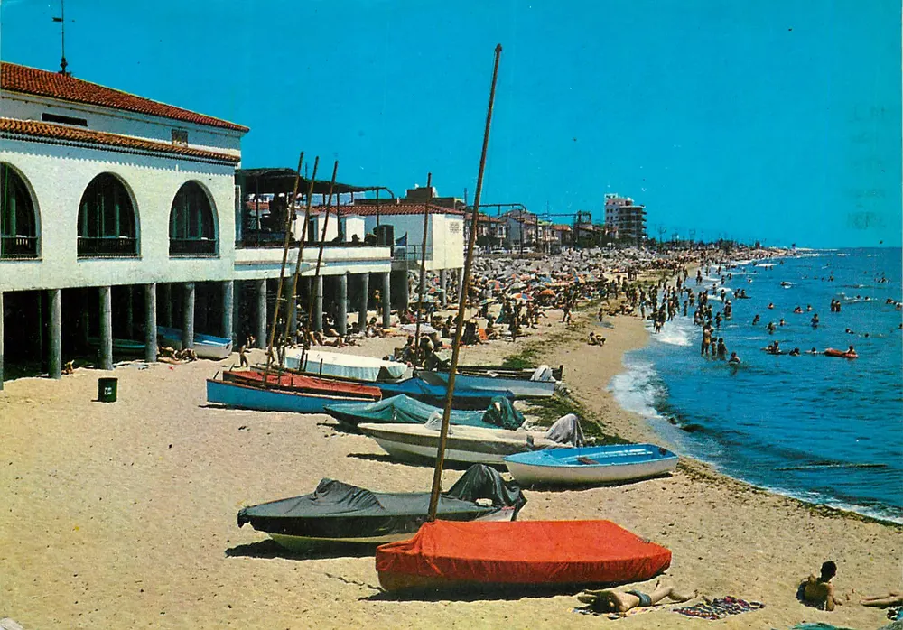 Playa del Casino Bellamar — Costa Dorada — FITE.R. DR. MORALES, 35- SAN HILARIÓN, BARCELONA - Recto