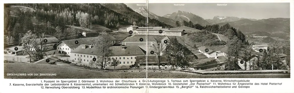 Obersalzberg before destruction — Ernst Baumann, Bad Reichenhall - Front