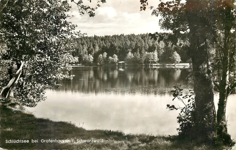 Schluchtsee bei Grafenhausen - i. Schwarzwald — éditeur A. Marder - Recto