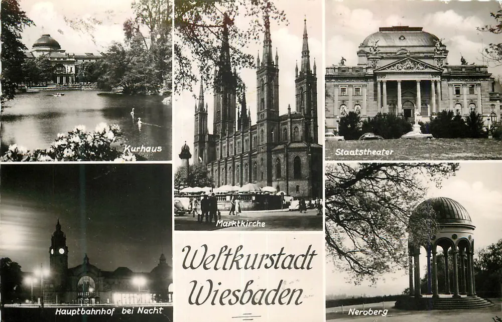 Wiesbaden — Cidade de cura mundial — Kunstverlag Herbert Sola, Nr. 118 - Frente