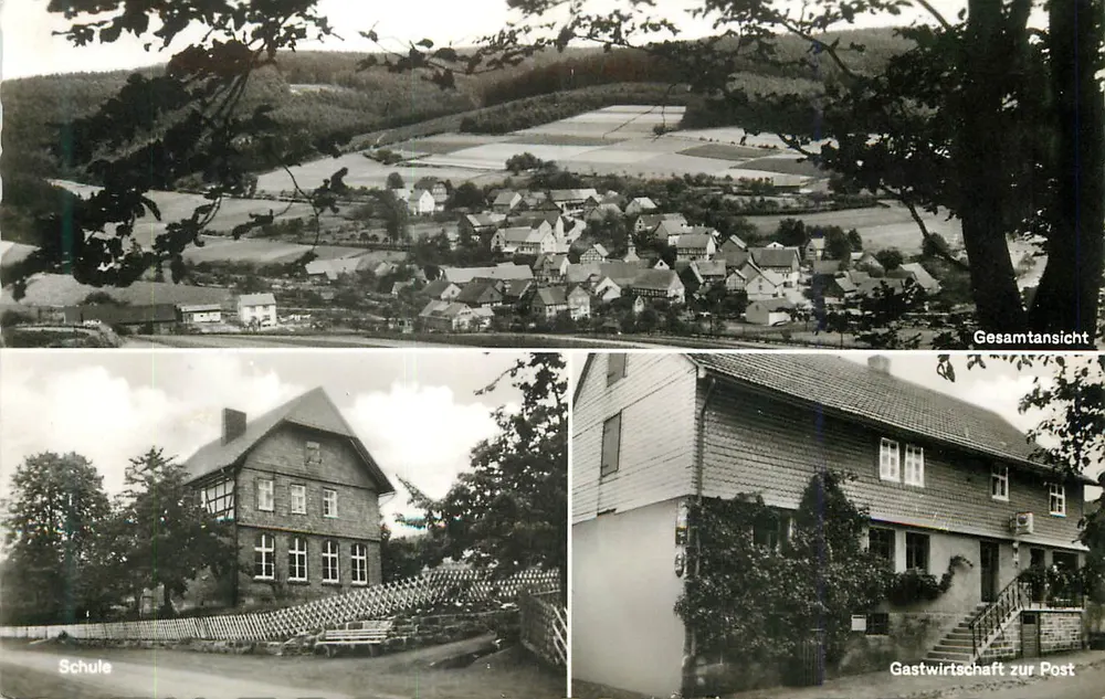 Wickersrode Kr. Witzenhausen — Algemene uitzicht — Gastwirtschaft zur Post — Bischhausen Verlag - Voorkant
