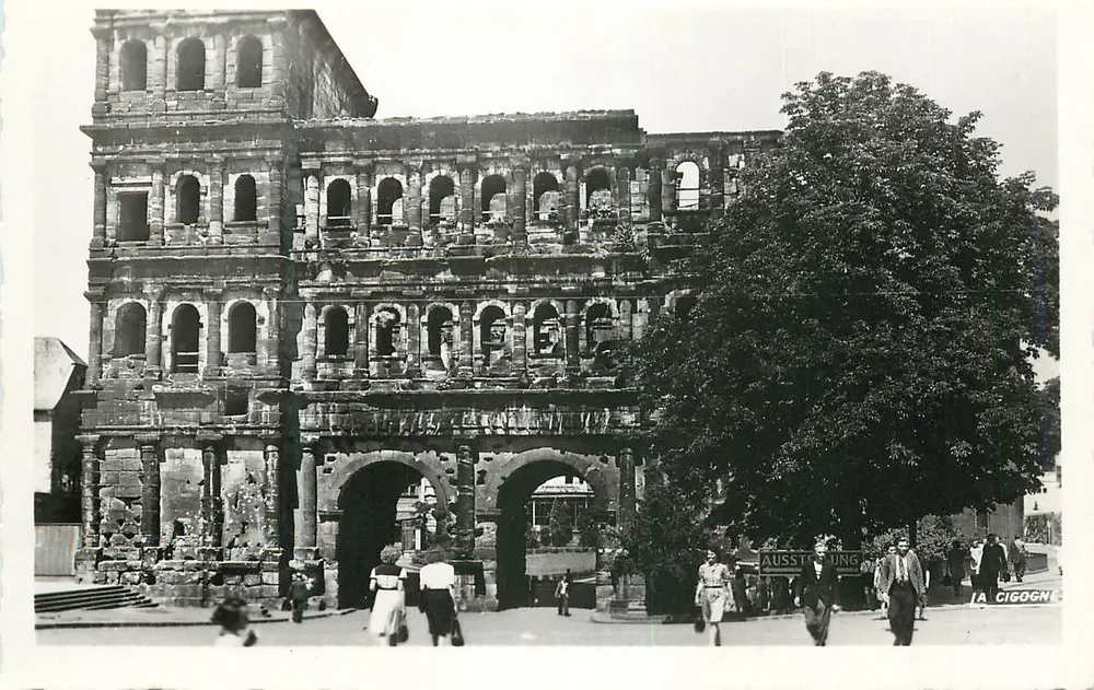 Treves — Porta Nigra — Wydawnictwo La Cigogne, Strasbourg - Awers
