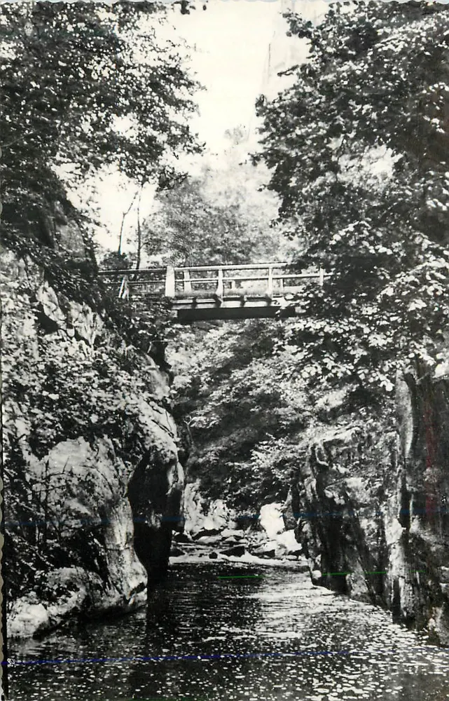 Bodetal / Harz — Teufelsbrücke am Bodekessel — Bildkarten-Verlag Thale/DDR - Frente