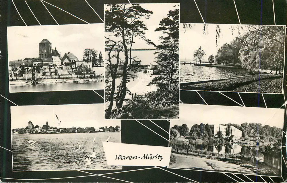 Waren-Müritz — vista panorâmica — PGH, Waren-Müritz - Frente