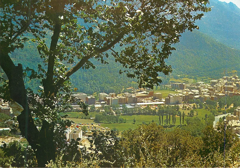 Andorra les Escaldes i Engordany — panoramische weergave — Pelayo, S.A. Nr. 2815 - Voorkant