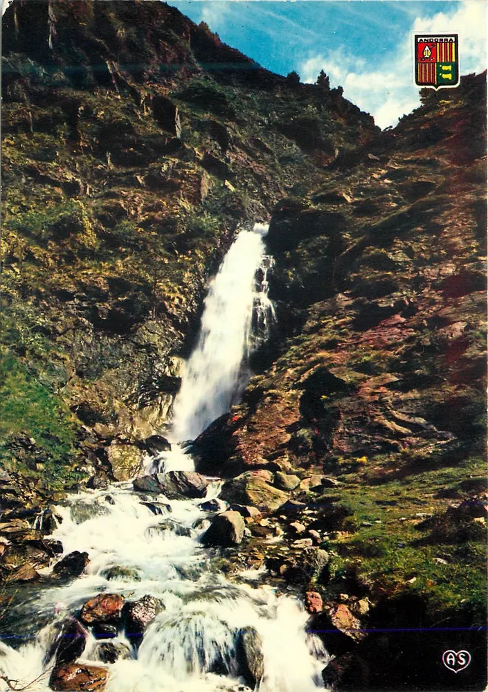 Cachoeira de Canillo — Andorra-la-Vieille — editor AS - Frente