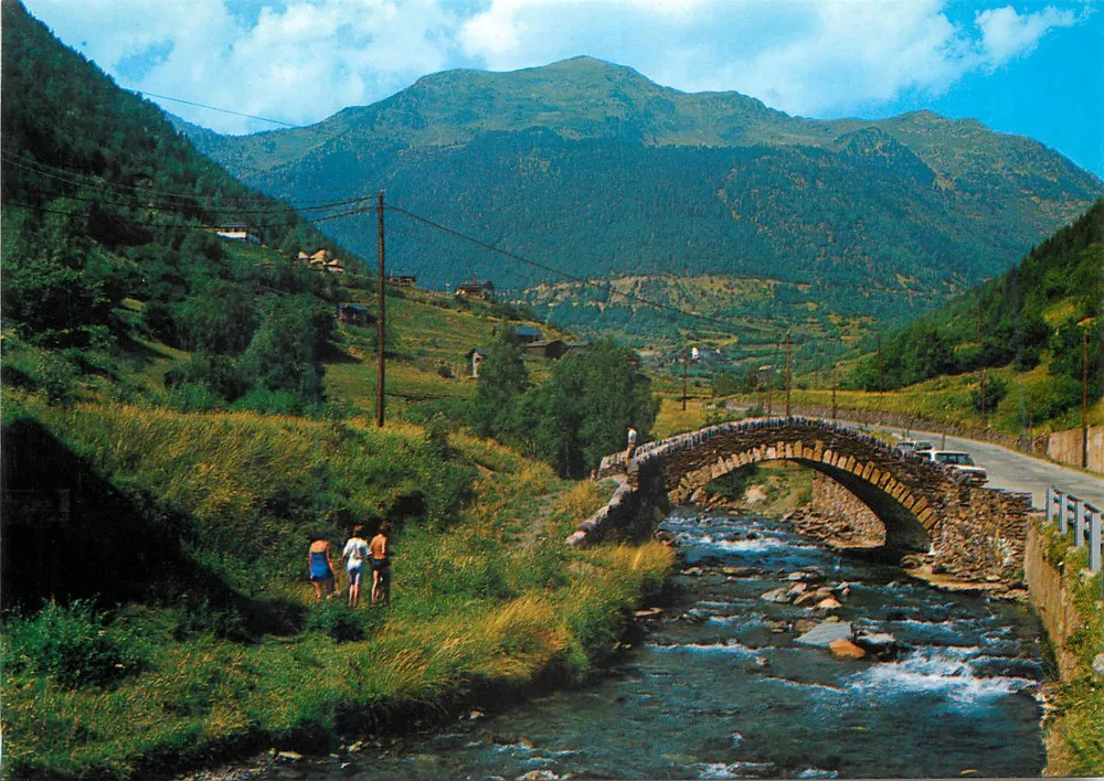 Pont de l'Esterell — Andorre — éditeur Kolorham, n° 2885 - Recto