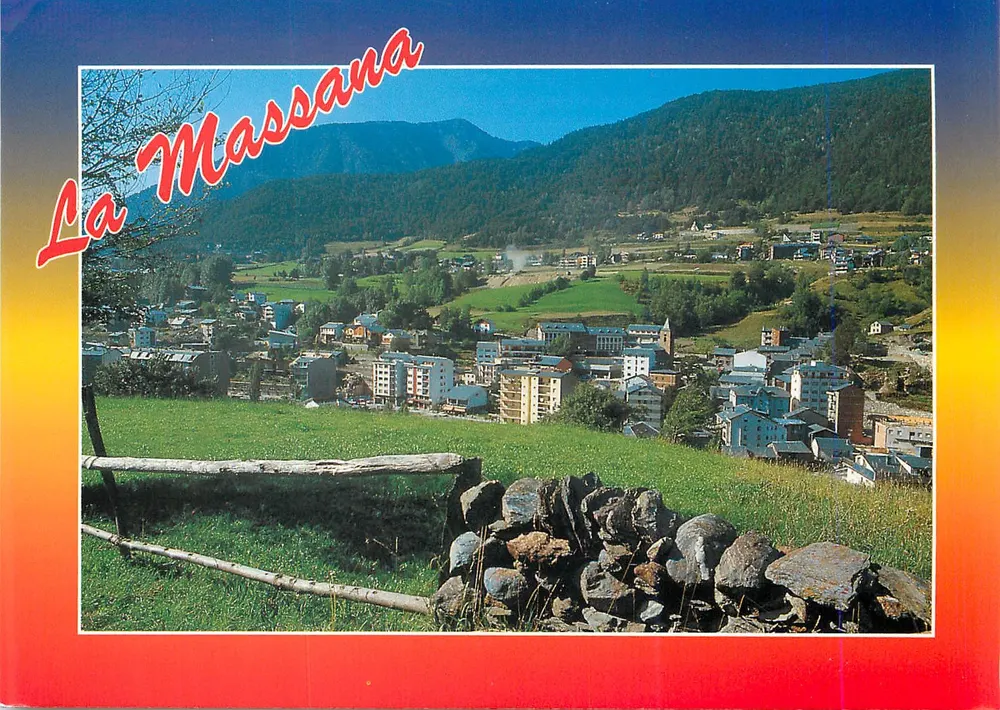 La Massana — vue générale — Distribucions APA - ANDORRA, série 50 N 88 - Recto