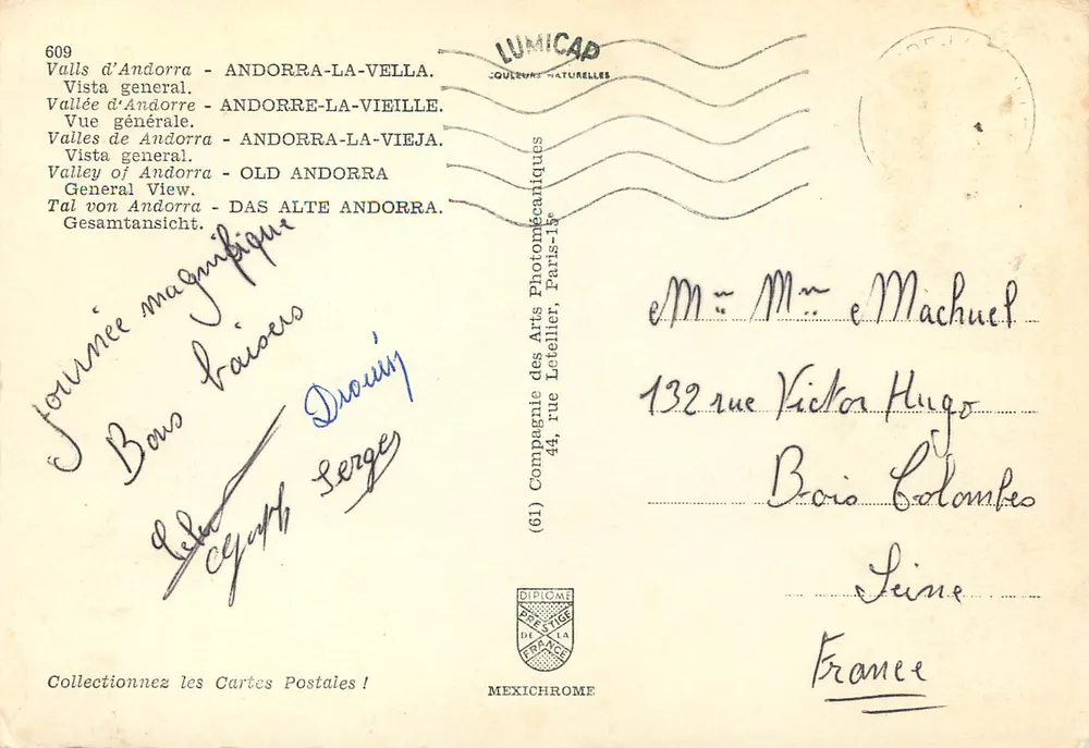 Andorre-la-Vieille — vue générale — Lumicap - Verso