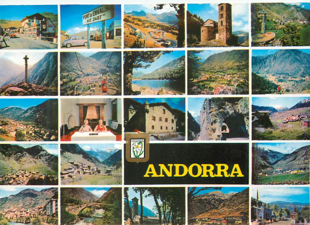 Andorre — Paysages et sites — M.C. ISCLA, N° 198 - Recto