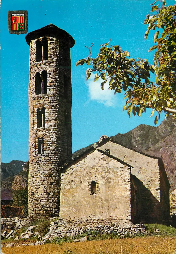 Andorra — Romanische Kirche Santa Coloma — Verlag Escudo de Oro, Nr. 2061 - Vorderseite