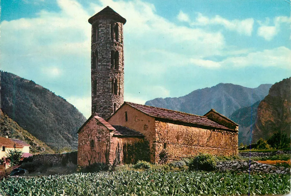 Rooms-katholijke kerk van Sta. Coloma — Prinsdom van Andorra — Uitgever Garcia Garrabell - Voorkant