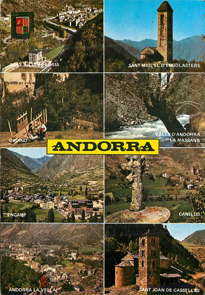 Andorra — Diversos aspectos — Edições FISA, Palaudarías, 26 - Frente