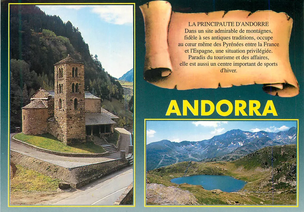 Andorra — Principado de Andorra — Couleurs Naturelles 3312 - Frente