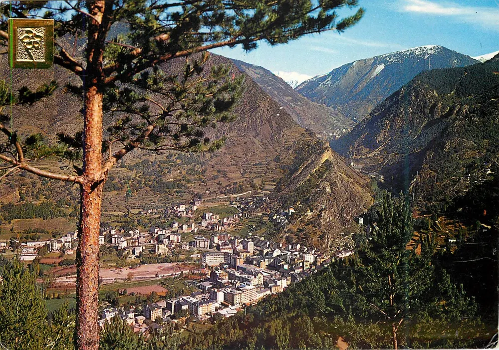Visão geral de Andorra — editor Comercial Escudo de Oro, S.A. — série 120 - Frente