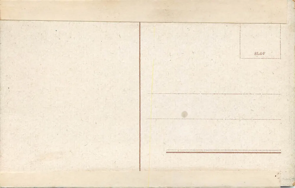 Cartolina d'epoca Düsseldorf. Rheinpartie. — Vista del porto fluviale con battello a vapore e gru — editore non identificato - Verso
