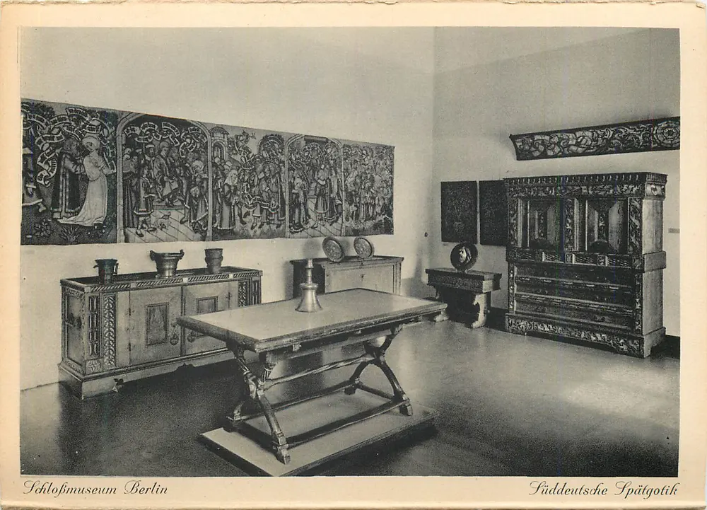 Schloßmuseum Berlín — Sala de arte gótico tardío — editor no visible - Anverso