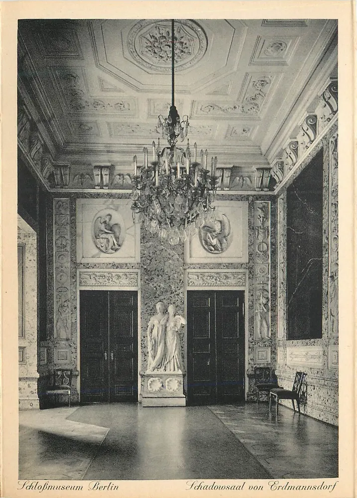 Schadowsaal de Erdmannsdorf — Sala de sombra de Erdmannsdorf — Museu de Schloss Berlin - Frente