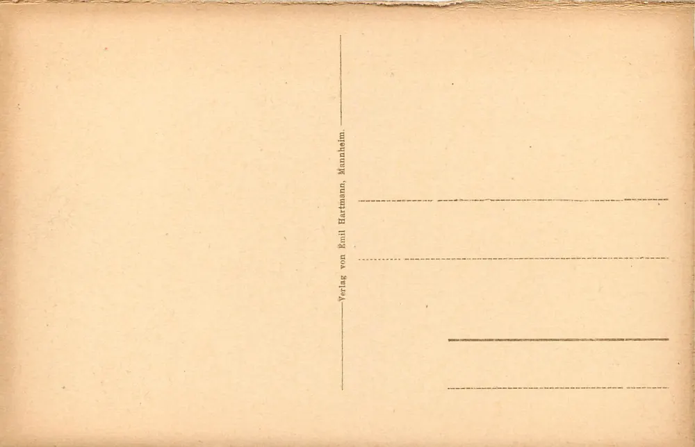 Baden-Baden — Thunkhalle — Verlag von Emil Hartmann, Mannheim - Verso