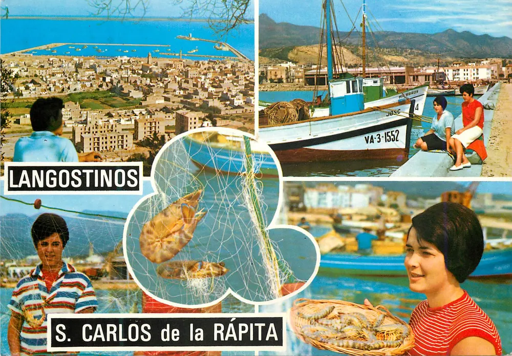 S. CARLOS de la RÁPITA — Lagostas — Edições LIBRERIA DASSOY - Frente