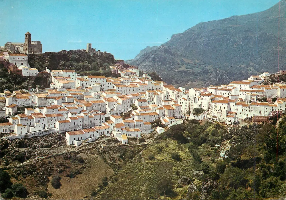 Casares — wit dorp in Andalusië — Distribuidor J. Allerán - Voorkant