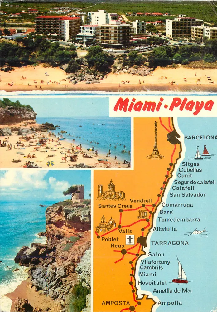 Miami-Playa — Costa Dorada — Tarragona — Verlag Raymond, Tarragona - Vorderseite