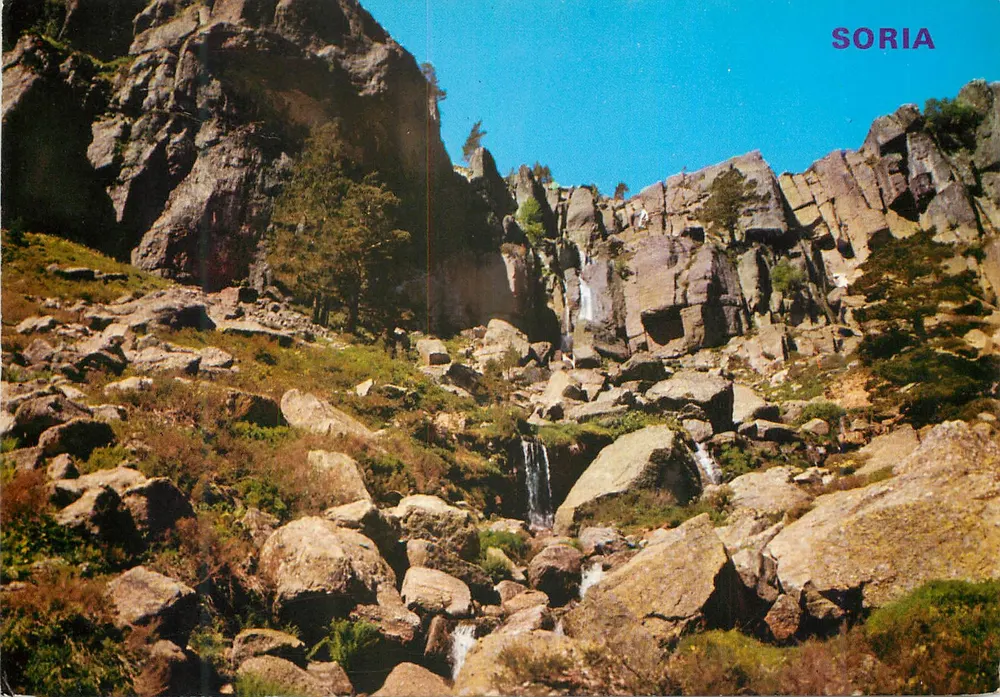 Picos de Urbion — Cascada Laguna Negra — Ediciones J.M. Zaragoza, n° 782 - Anverso