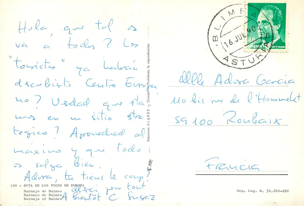Pico de Europa — Éd. Larde n°180 — Éditions A LARDE - Verso