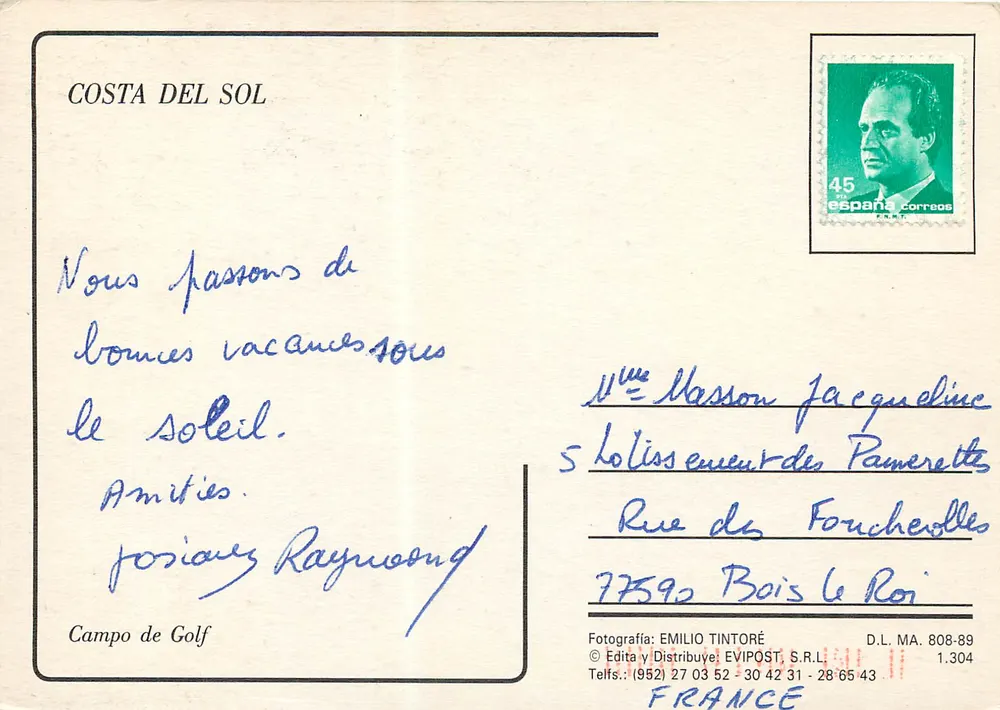 Golfe Costa del Sol — Costa del Sol — Editor EVIPOST, S.R.L. - Verso