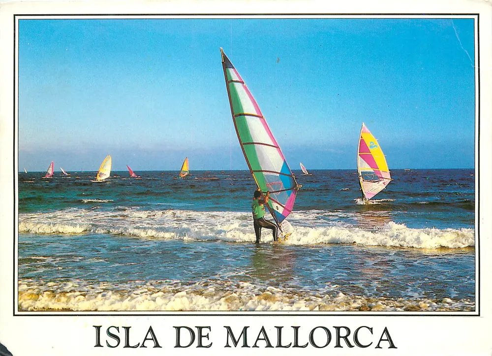 Windsurfing na ilha de Majorca — edição não identificada - Frente