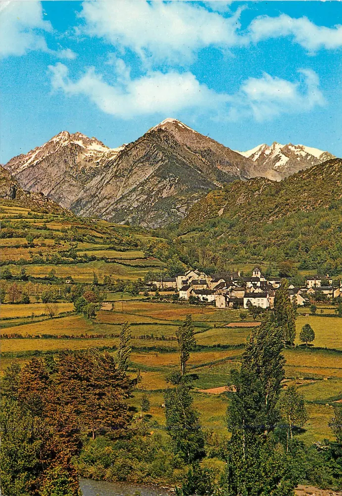 Vale de Ryonse — vista das montanhas nevadas — editor C.Y.Z. n° 7257/31-A - Frente