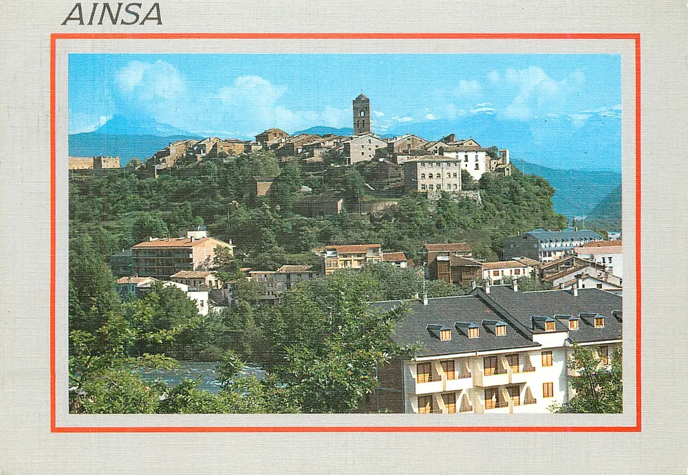 Ainsa — vista panorâmica — Edições Sicilia - Frente