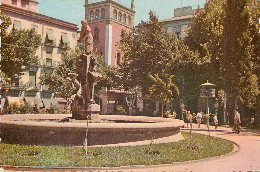 Praça Gabriel Miró — Alicante — Edições Mediterrâneo - Frente