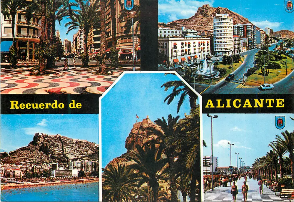 Alicante — vista panorâmica e praias — Comercial PAPISA - Frente