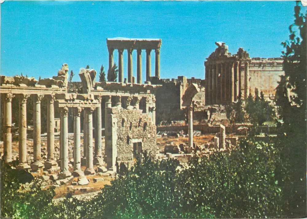 Baalbeck — Rzymskie tempła Jowisza i Bakhusa — wydawca ZAFER, seria 24 - Awers
