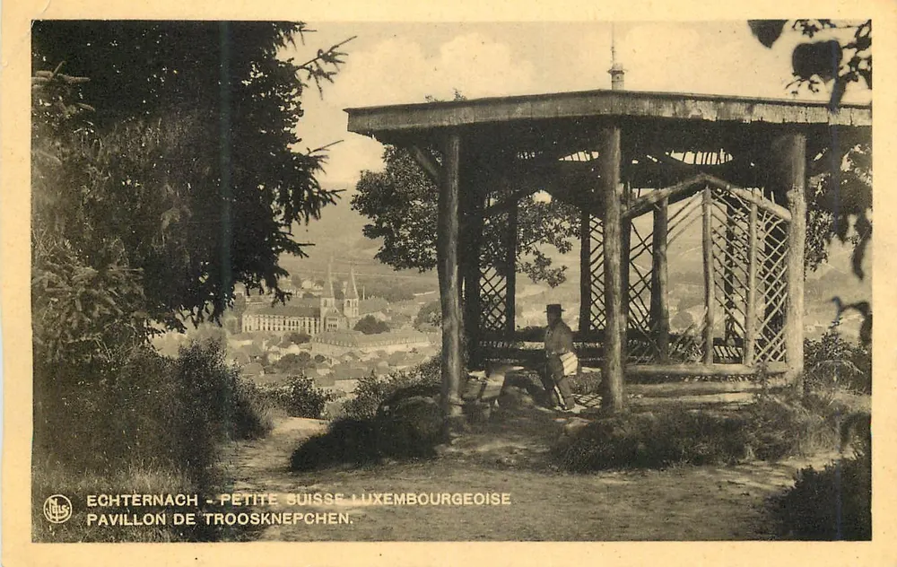 Echternach - Pequena Suíça Luxemburguesa — Pavilhão de Troosknepchen — E.A. Schaack, No. 2. - Frente