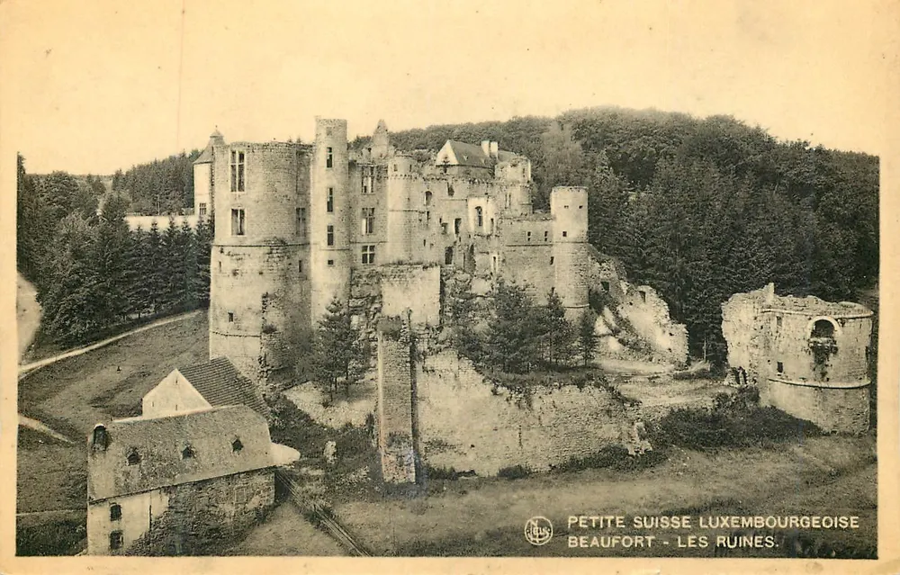 Beaufort - Les Ruines — Petite Suisse Luxembourgeoise — E.A. Schaaack - Recto
