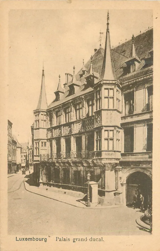 Lussemburgo — Palazzo Granducale — Editore A. Théreto, n° 6 - Recto