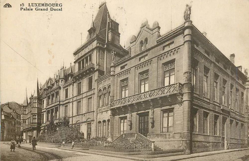 Luxemburgo — Palácio Granducal — editor desconhecido, n° 15 - Frente