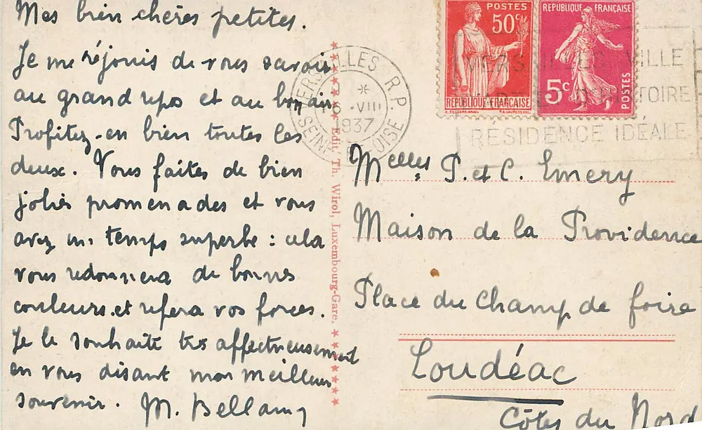 Luxembourg — Ingresso della Città — Editore: A. L. G. (n° 123) - Verso