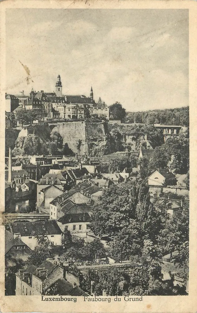 Luxembourg — Faubourg du Grund — Publisher Unknown - Front