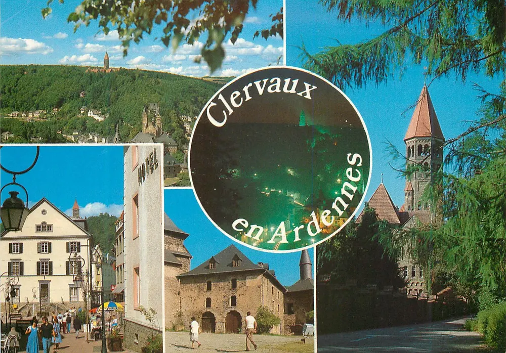 Clervaux in de Ardennen — Hotel en landschap — Syndicat d'initiative Clervaux - Voorkant