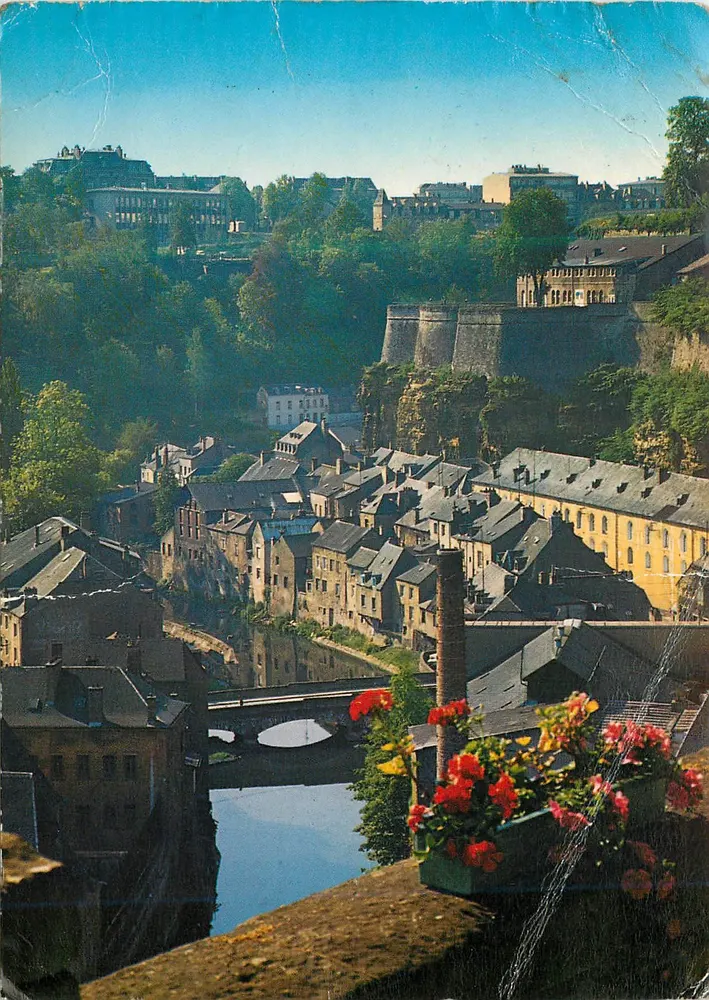 Vue sur le Bastion du St. Esprit — Esch-sur-Sûre — MPK - Recto