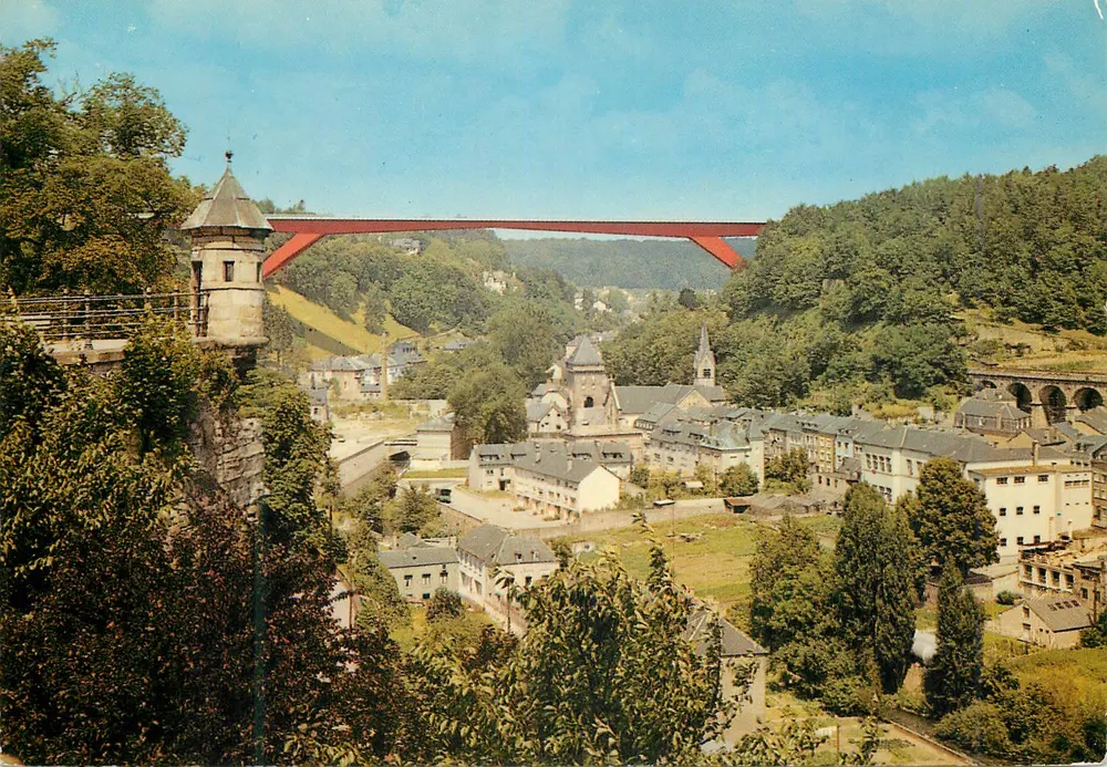 Pfaffenthal — Faubourg du Pont G.-D. Charlotte — Verlag E. A. Schaack, Nr. 1147 - Vorderseite