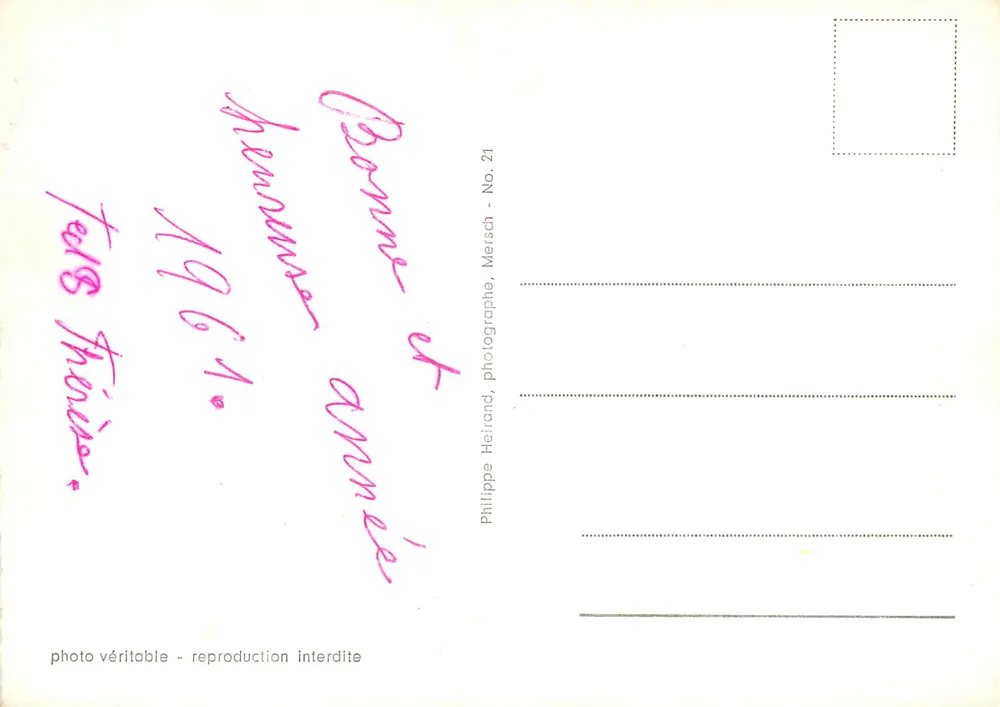Mersch — Pérola da Vale do Eischo — Philippe Heirland, No. 21 - Verso