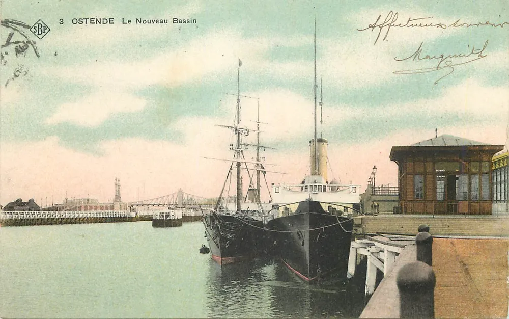 Ostende — Le Nouveau Bassin — S.B.P. Nr. 3 - Vorderseite