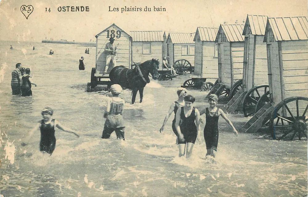 Ostende — A Prazeres do Banho — A.S. n°14 - Frente
