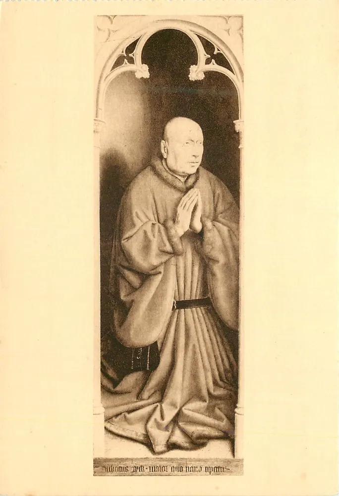 Jodocus de Vydt, der Spender — Altarstück — G. Hamacher, Brüssel, Nr. 14 - Vorderseite